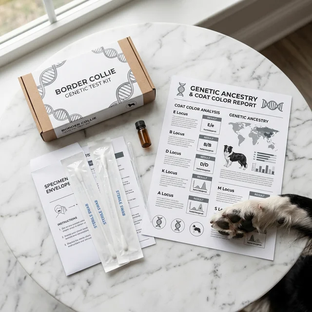 DNA検査キットと遺伝子解析レポートのイメージ